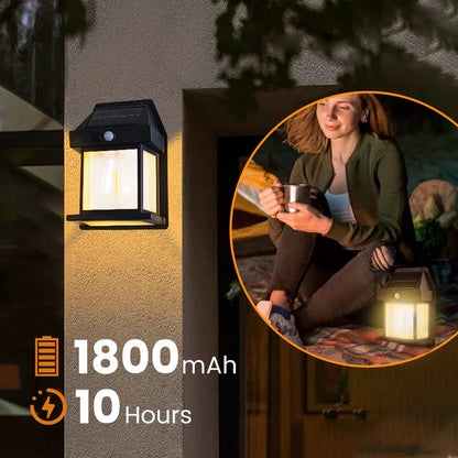 🎁 50% OFF! 💡 SOLAR WALL LIGHT - Motion Sensor & Weatherproof, Automatic Dusk to Dawn Operation, Easy Installation for Garden and Pathway 🌟🛒